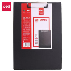 Папка-планшет DELI, А4, 0,18 мм, черная