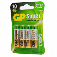 GP Super Alkaline 15A LR6 AA (4шт) батарейка (GP 15A-2CR4)