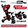 PITUSO Велосипед трехколесный Elite Plus Red Maroon/Темно-красный, 10"/8", фото 3