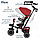 PITUSO Велосипед трехколесный Elite Plus Red Maroon/Темно-красный, 10"/8", фото 9