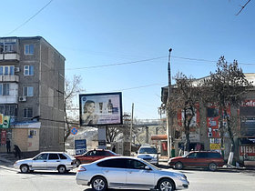 Реклама на билбордах ул.Толе би – ул.Ташенова, Верхний рынок