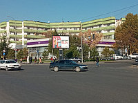 Реклама на билбордах ул.Туркестанская бульвар Кунаева перед «Кселл центром»