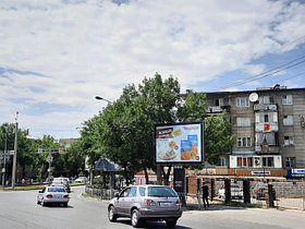 Реклама на билбордах ул.Анарова, напротив ЖД Вокзал