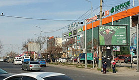 Реклама на билбордах ул. Рыскулова угол ул. Шаяхметова (мкр. Север)
