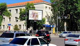 Реклама на билбордах ул. Казыбек би угол ул. Туркестанская