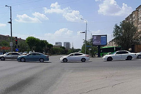 Реклама на билбордах пр. Рыскулова – угол ул. Байтерекова