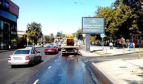 Реклама на билбордах пр. Тауке хана – до пр. Кунаева светофор, возле ТЦ «ИМРАН»