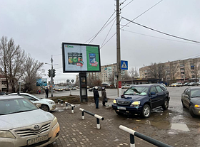 Реклама на билбордах: ул. С.Датова/ул.Жамбыла Ст. «Б» статика