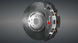 Карбон-керамическая тормозная система для Audi RS4 B9 2019-2024+