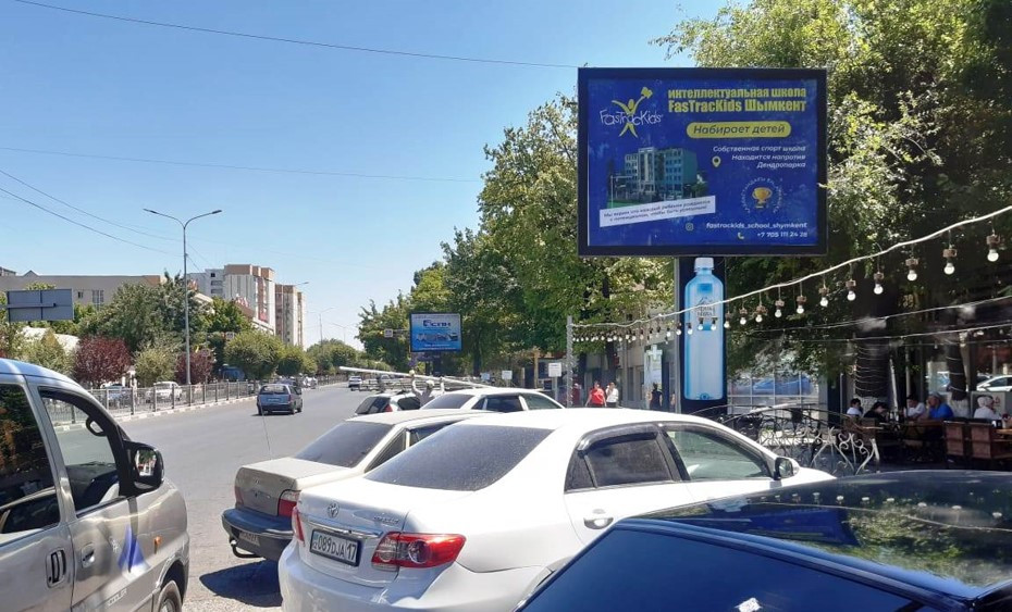 Реклама на билбордах Тамерлановское шоссе угол ул. Мангельдина Перед Еврофарма, район Янги шахара - фото 1 - id-p116135551