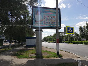 Реклама на билбордах: улица  Гагарина (р-н ОДП УВД) ГАИ