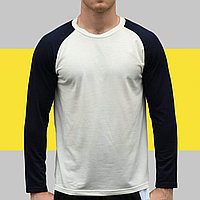 Свитшот комбинированный I Футболка с длинным рукавом