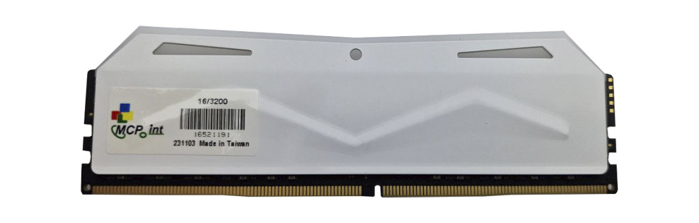 ОПЕРАТИВНАЯ ПАМЯТЬ DDR4 16GB 3200MHZ MCPOINT RGB WHITE