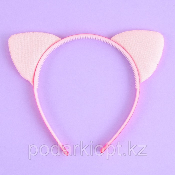 Ободок « Кошечка» , розовый - фото 2 - id-p116123568