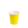 Бумажный биоразлагаемый стакан "SUNFLOWER" Желтый 250мл ○ D80 (50уп ○ 1000кор), фото 2