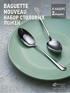 Набор ложек столовых genio "Baguette Nouveau" 2 шт BGN-42 APOLLO