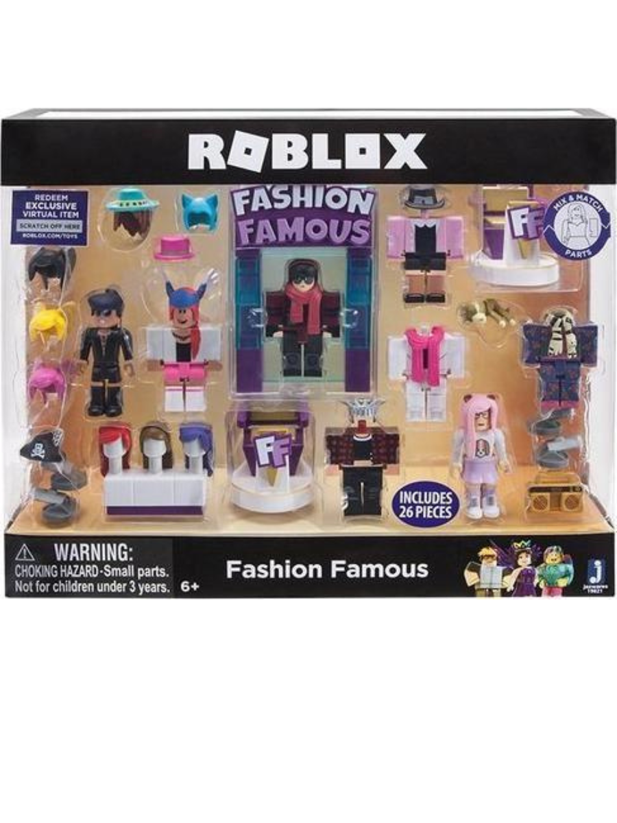 Набор коллекционных игровых фигурок Roblox Jazwares Environmental Set Fashion Famous