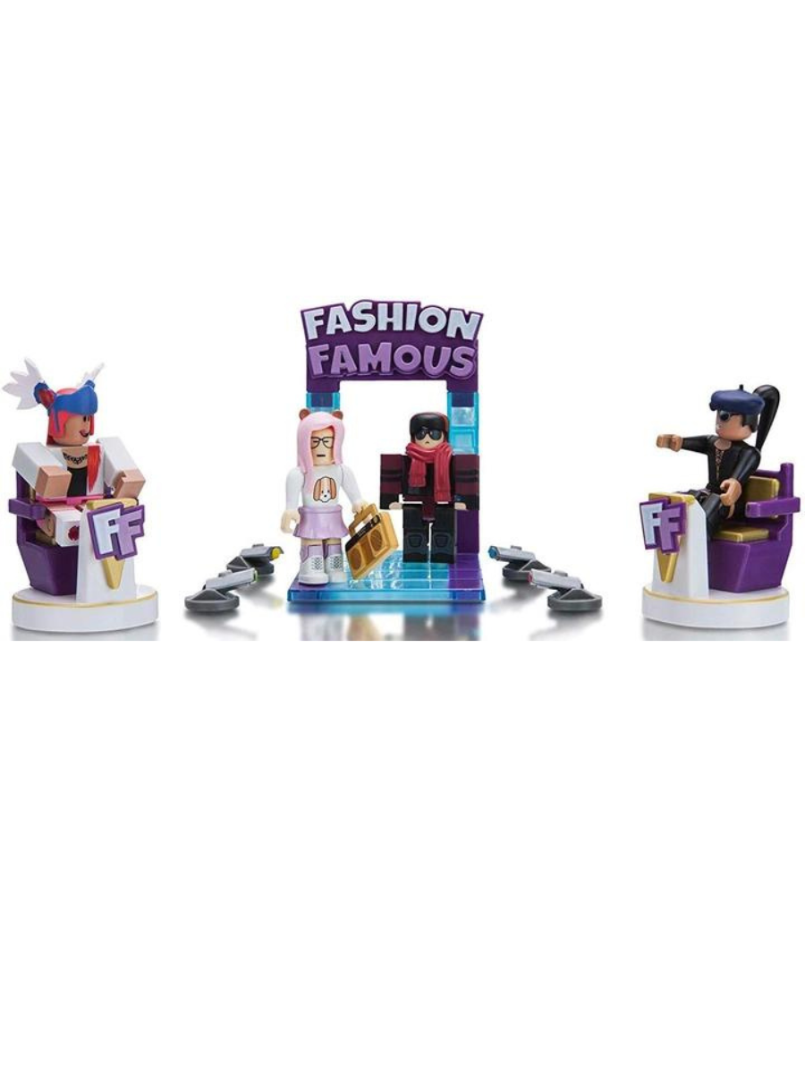 Набор коллекционных игровых фигурок Roblox Jazwares Environmental Set Fashion Famous