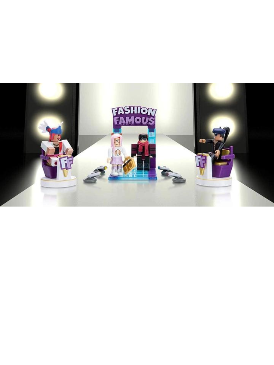 Набор коллекционных игровых фигурок Roblox Jazwares Environmental Set Fashion Famous