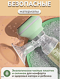 Электрический молокоотсос аккумуляторный, режим массажа, лактации RH-289, фото 7