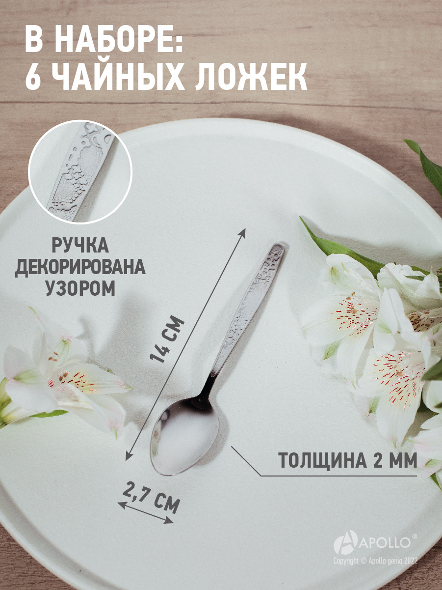 Набор столовых приборов "Sochi" 24 пр SCH-24/APOLLO - фото 4 - id-p99801188
