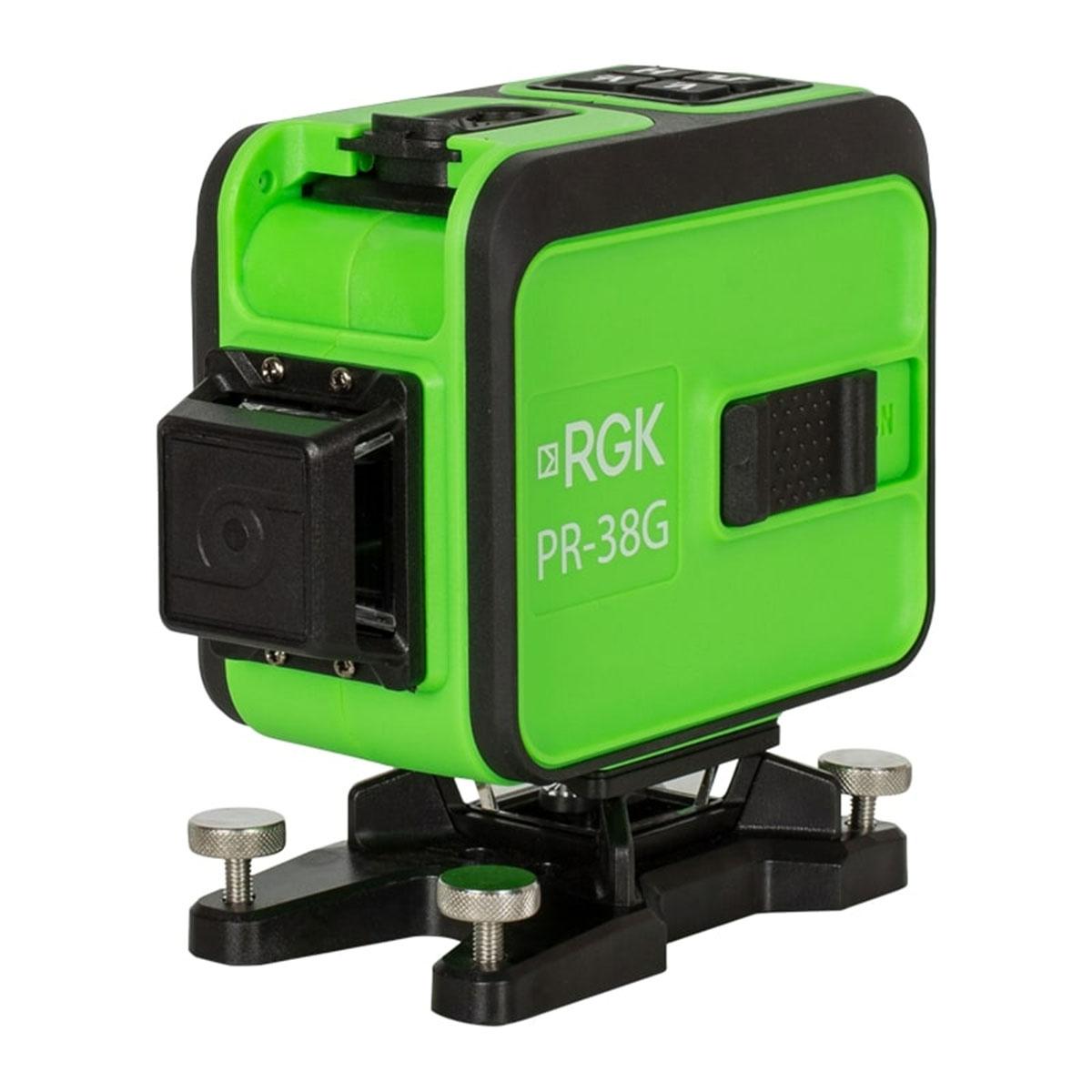 Лазерный уровень RGK PR-38G зеленый луч