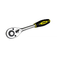 WMC tools Трещотка реверсивная с резиновой ручкой 3/8''(L-200мм,24зуб.) WMC TOOLS 80234 48824