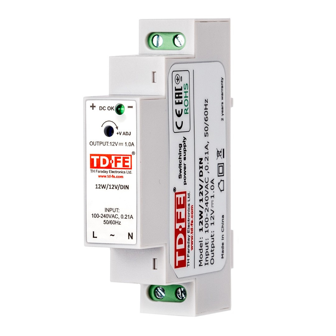 Блок питания FARADAY 12W/12V/DIN.