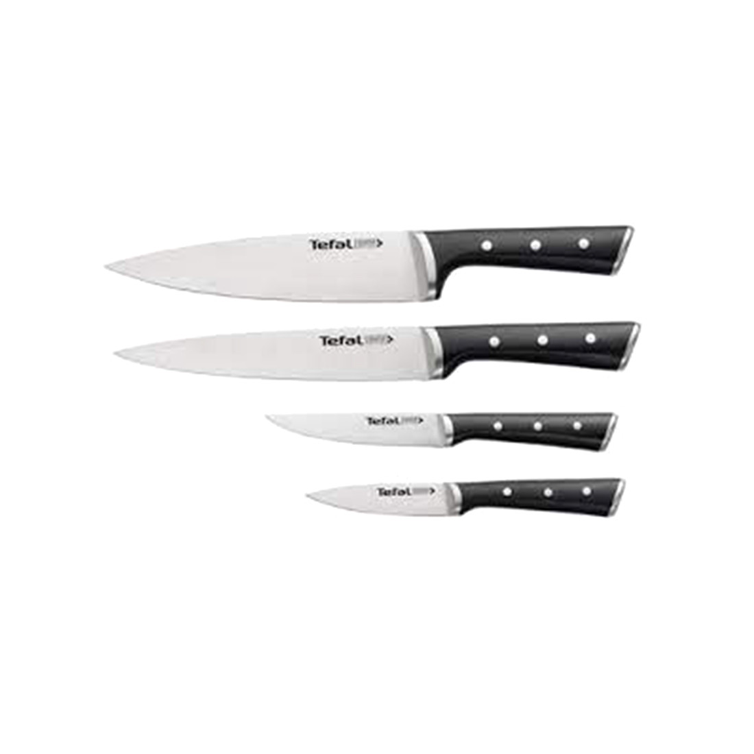 Набор ножей Tefal Ice force stainless steel K2324S74 (2100119885) чёрный - фото 1 - id-p116142315