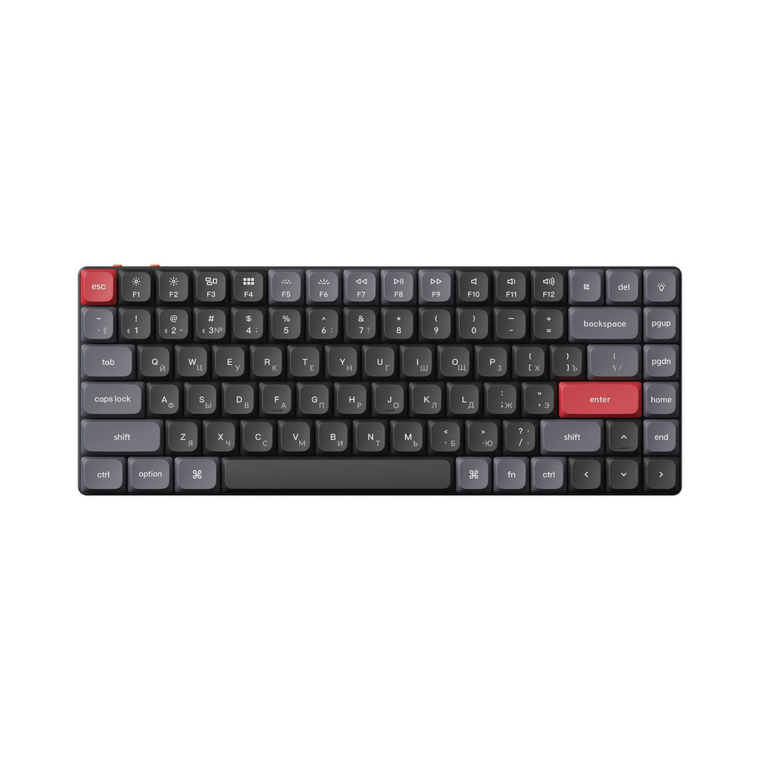 Клавиатура проводная+беспроводная Keychron K3 Pro Red Switch (K3P-B1) чёрный - фото 1 - id-p116142320