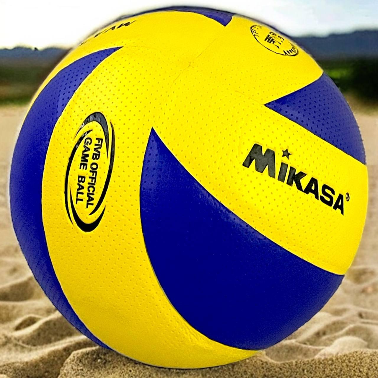 2024-22 Мяч волейбольный Микаса сине-желтый - фото 1 - id-p116142440