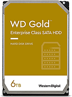 Жесткий диск повышенной надежности HDD 6Tb Western Digital GOLD WD6003FRYZ SATA3 3,5" 7200rpm 256Mb