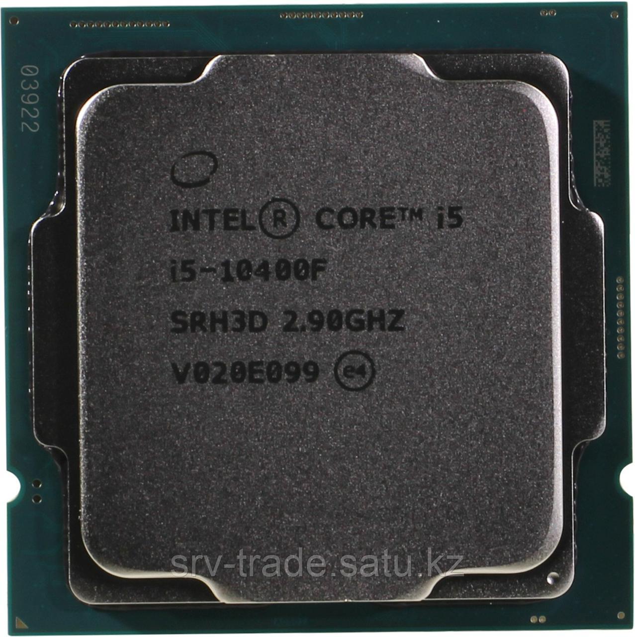 CPU Intel Core i5-10400F 2,9GHz (4,3GHz) 12Mb 6/12 Core Comet Lake 65W FCLGA1200 Tray - фото 1 - id-p116142885
