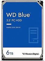 Жесткий диск HDD 6Tb Western Digital Blue SATA 6Gb/s 256Mb 5400rpm WD60EZAZ