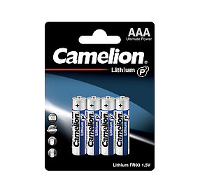 Батарейка CAMELION Lithium P7 FR03-BP4 4 шт. в блистере