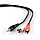 Cablexpert CCA-458/0.2 Кабель разветвитель аудио сигнала jack 3.5(Male) на 2xRCA, 0,2м, фото 5