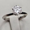 Кольцо 16р Платина 950 проба 0,70Сt SI1/D VG, фото 5