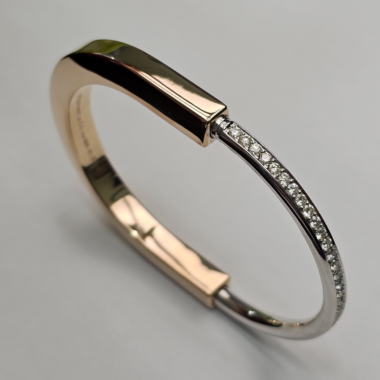 Золотой браслет с бриллиантами 1.29 Ct VS1/H VG