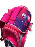 Школьный ранец для девочек в начальные и средние классы. Высота 36 см, ширина 28 см, глубина 16 см., фото 5
