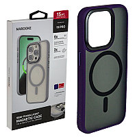 Чехол для Apple iPhone 15 Pro (6.1") back cover Marooke MR-AC004, MagSafe, Purple