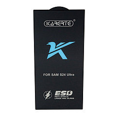 Защитное стекло Samsung Galaxy S24 Ultra Karerte ESD Anti-Static (AL), Black