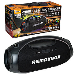 Портативная акустическая система Bluetooth Remax RB-M73, 60W, RGB, Black