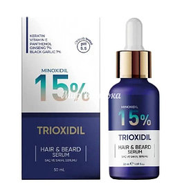 Сыворотка для роста бороды и волос Trioxidil 15% Medina (50 мл, Турция)
