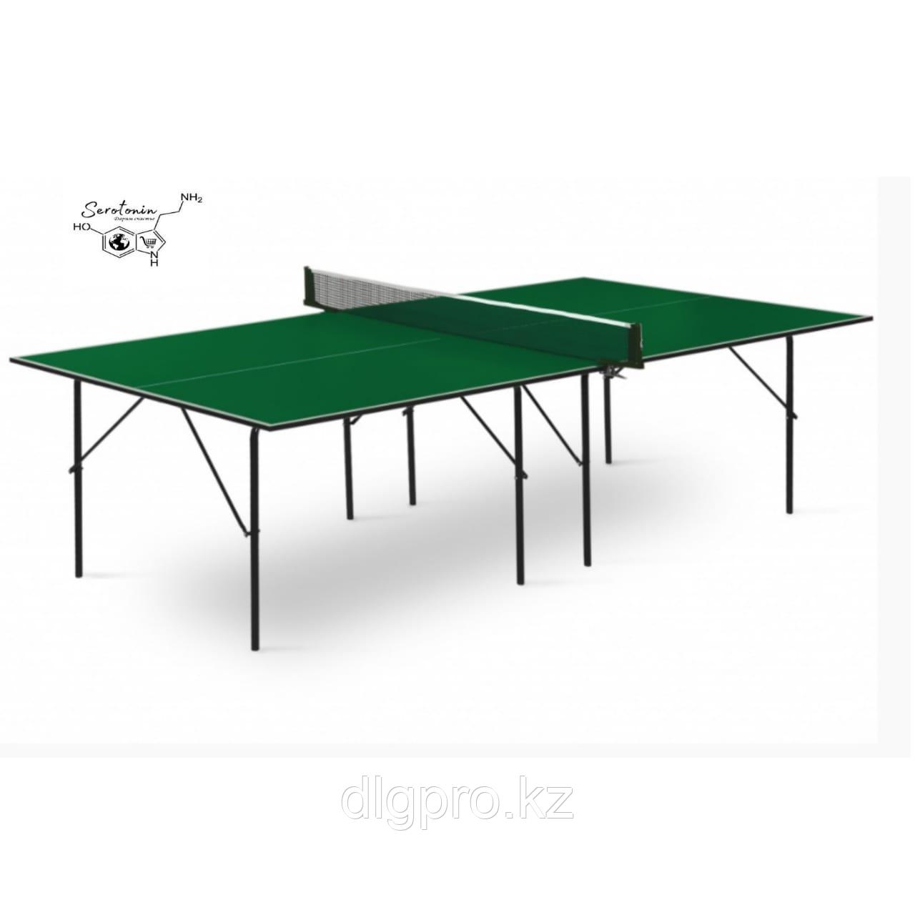 Теннисный стол Hobby 2 green - фото 1 - id-p116145603