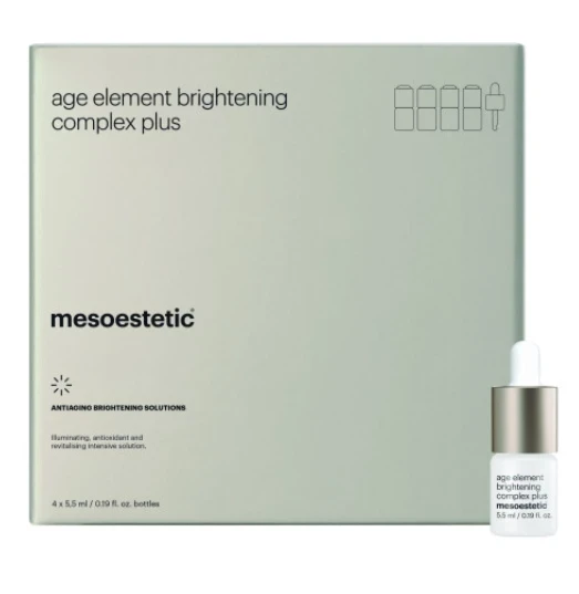 КОМПЛЕКС ДЛЯ ОСВЕТЛЕНИЯ И СИЯНИЯ КОЖИ C15 MESOESTETIC AGE ELEMENT BRIGHTENING COMPLEX PLUS, 4Х5.5 МЛ