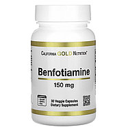 California gold nutrition бенфотиамин 150мг, 30 капсул