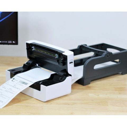 Принтер этикеток термо Пионер RP421 (203DPI, 130мм, USB) + внешний держатель рулона этикеток для RP421 - фото 1 - id-p116146046