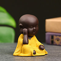 Фигурка "Будда", 7х5 см, желтая