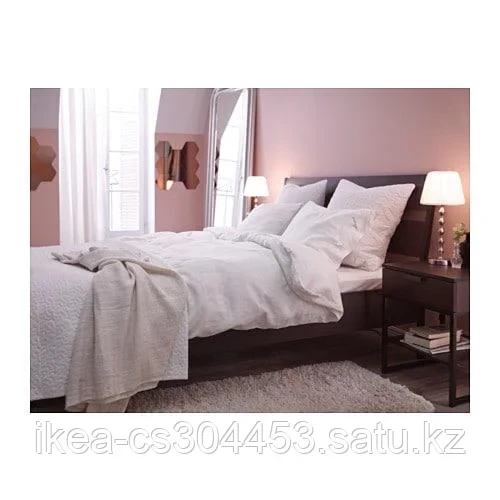 Кровать ТРИСИЛ 150х200 см, черный/темно-коричневый - фото 3 - id-p116147228