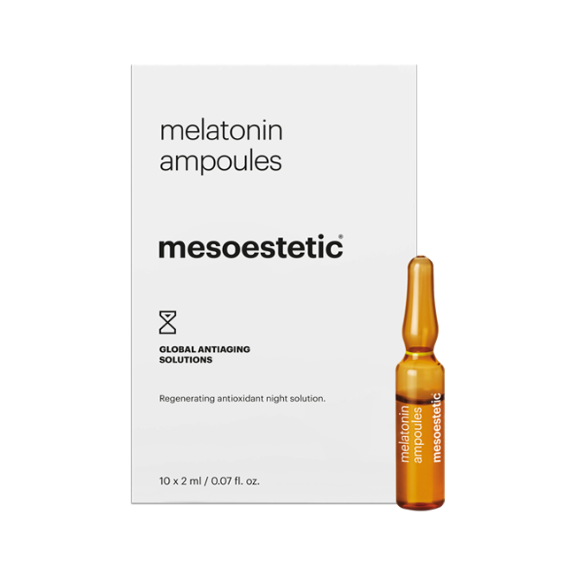Mesoestetic melatonin ampoules Ночные антивозрастные ампулы, фото 1